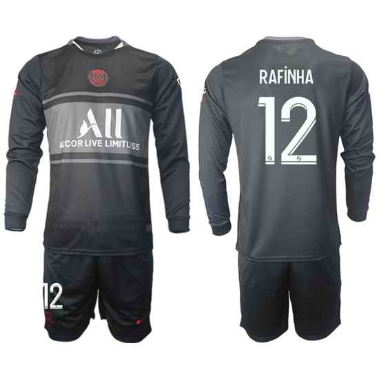 Men Paris Saint Germain Long Sleeve Soccer Jerseys 507